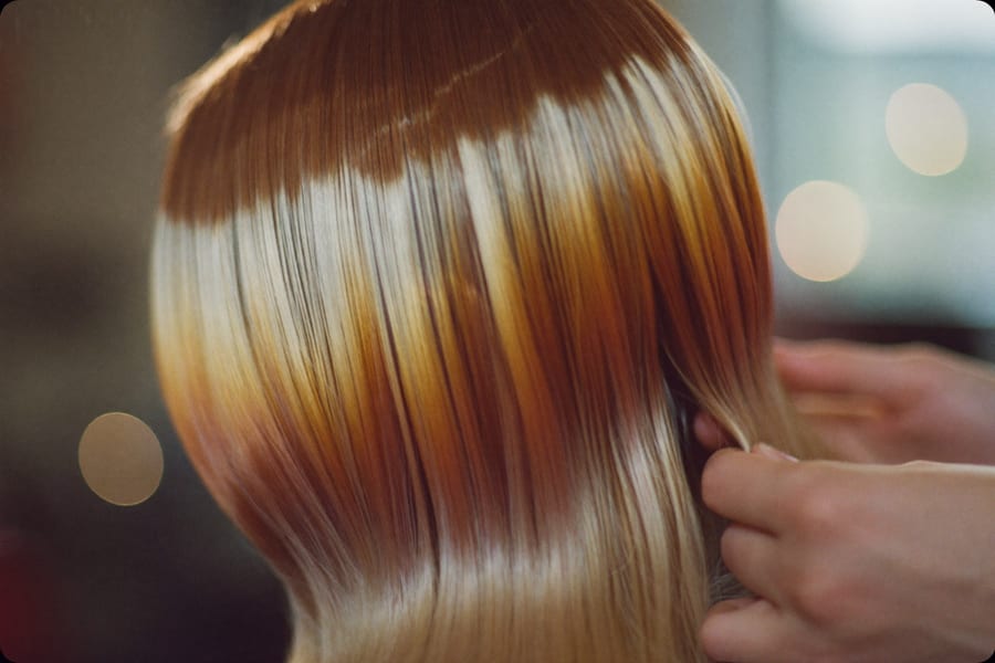 Balayage-Färbung mit weichen Farbverläufen